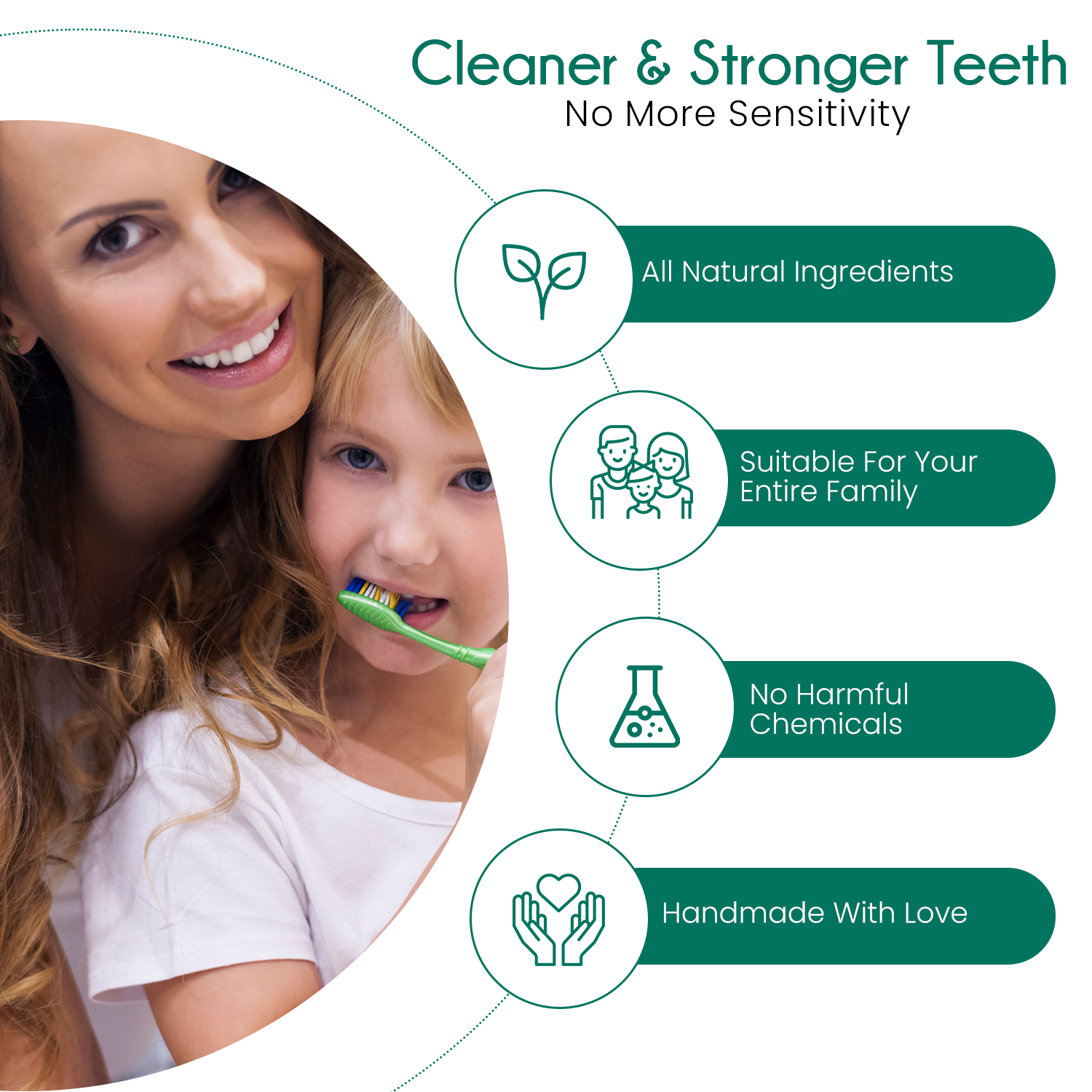 Natural Tooth Powder & Bamboo Toothbrush Set | Eco Oral Care