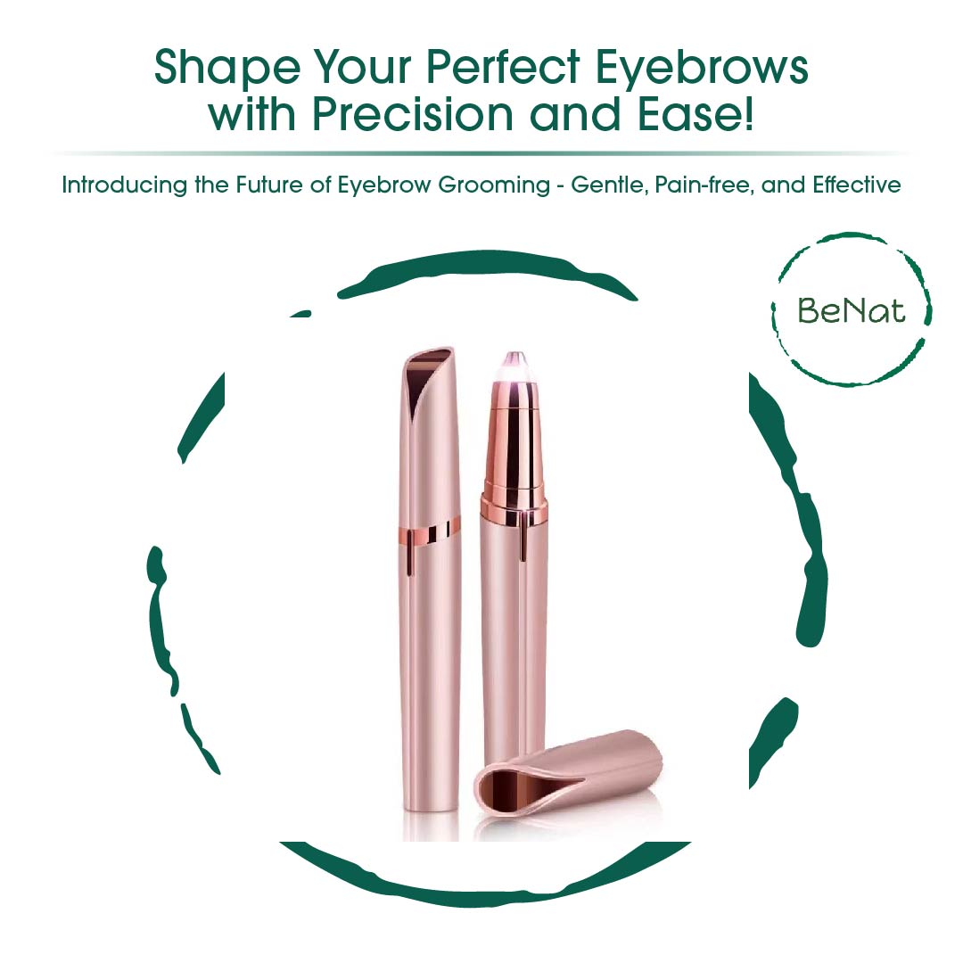 Electric Eyebrow Trimmer – Painless USB Rechargeable